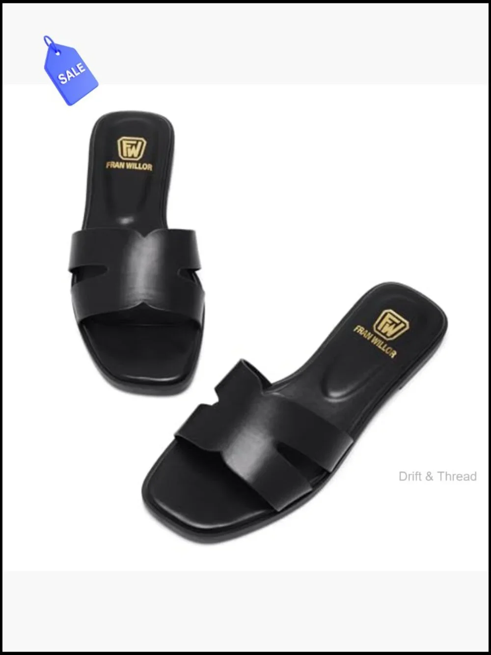 Comfortable Slide Sandals Dressy Summer Slip On Flat Sandals Open Toe Fashion